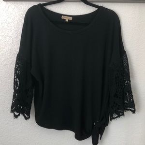 GUC M Democracy Black Lace Sweater